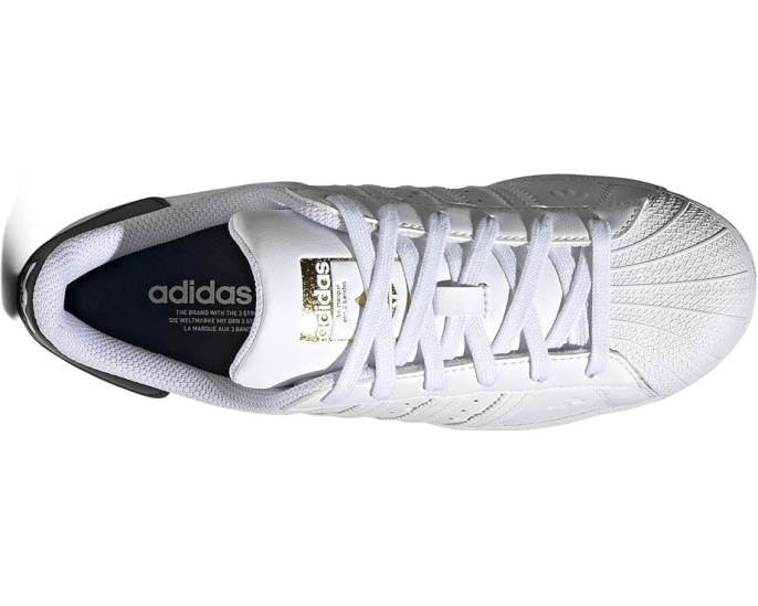 Adidas Originals Superstar кроссовки из кожи с круглым носком