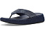 Сандалии FitFlop F Mode Toe Post из денима с кристаллами Hotfix