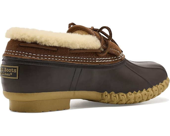 L.L.Bean Rubber Moc с овчинной подкладкой