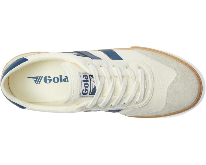 Кроссовки Gola Badminton из хлопка с замшевыми вставками