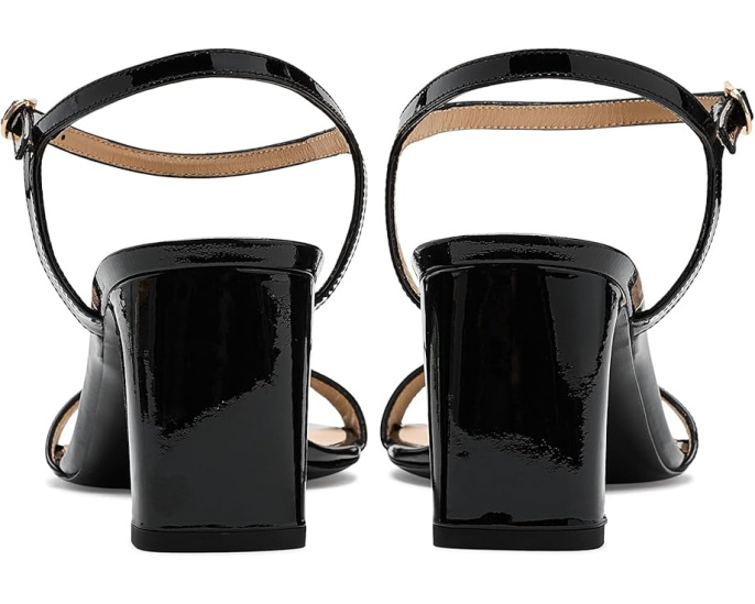 Туфли Stuart Weitzman Babette 60 на квадратном каблуке с ремешком