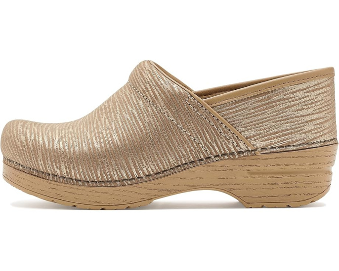 Клоги Dansko Professional из кожи Gold с пенной подошвой