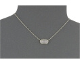 Elisa Statement Silver Pendant Necklace