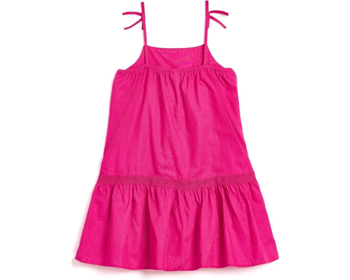 Платье Linen Trim с кружевной отделкой Janie and Jack для детей