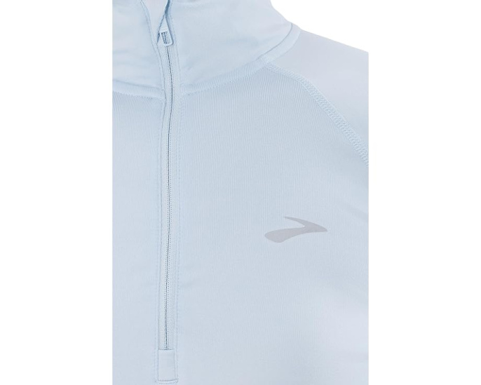 Куртка Brooks Dash 1/2 Zip 3.0 с воротником и светоотражающим брендингом