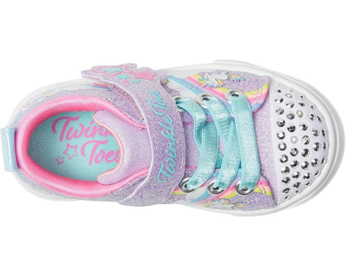 Кроссовки Skechers Twinkle Sparks 314809N с блестками для малышей