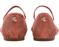 Мэри Джейн Jayna с перфорированной замши от Lauren Ralph Lauren