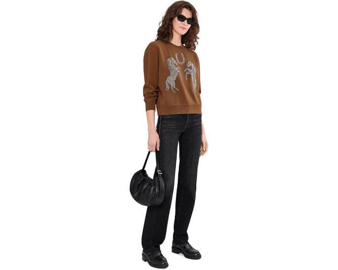 Свитшот AllSaints Luck Pippa с пайетками из органического хлопка
