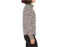 Блузка NIC+ZOE Petite Little Leopard с леопардовым принтом