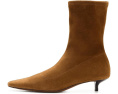 Ботильоны Ciel на низком каблуке kitten heel из замши Madewell