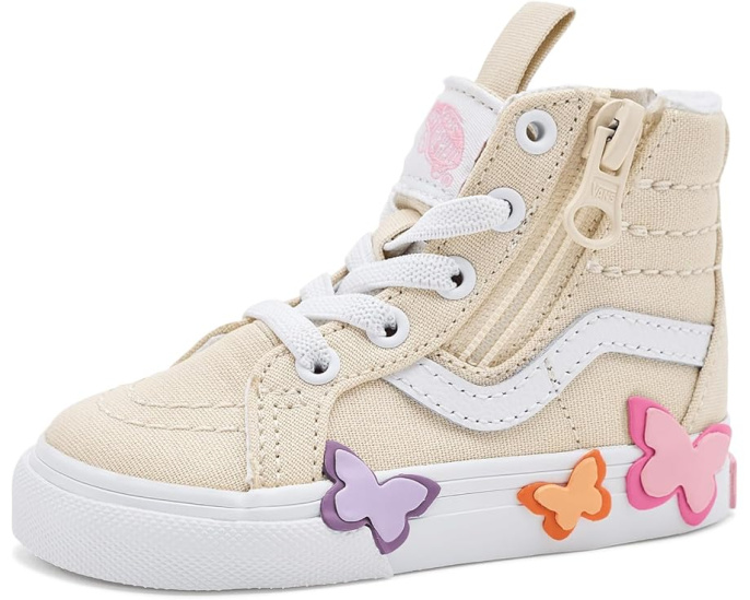 Детские кроссовки Vans Kids SK8-Hi Reissue Zip Butterfly с молнией