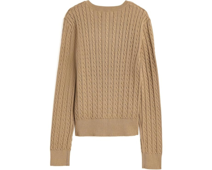 Polo Bear Mini-Cable Cotton Cardigan (Toddler/Little Kids)
