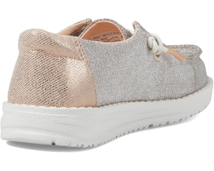 Кроссовки Wendy Metallic Sparkle от Hey Dude с блестящим верхом