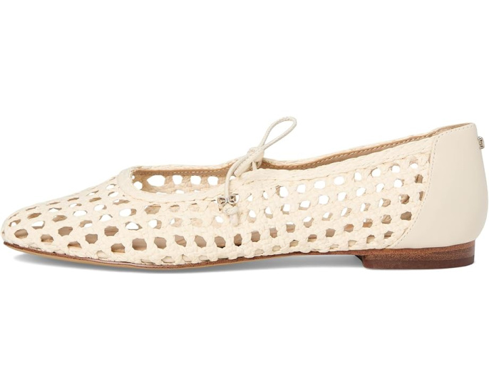 Балетки Sam Edelman Marcie с плетеным верхом и квадратным носком