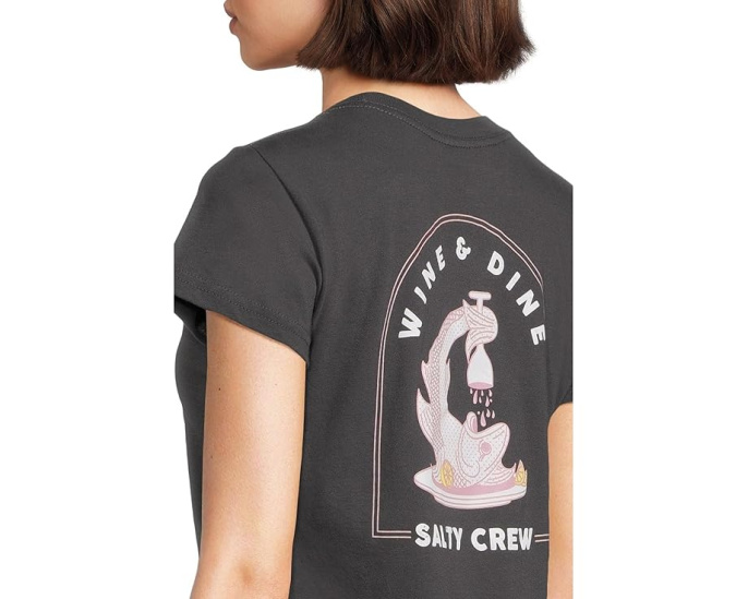 Футболка Wine N Dine Salty Crew с принтом