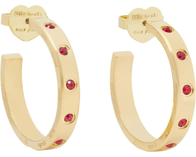 Массивные серьги-конго Kate Spade New York Set in Stone