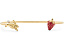 Браслет-манжета Kate Spade New York Secret Garden Strawberry Cuff