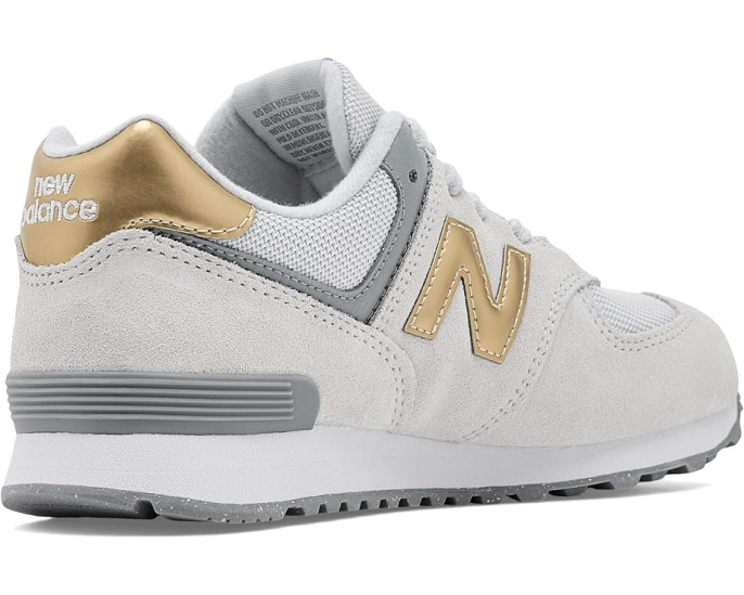 Детские кроссовки New Balance 574 с верхом из замши и сетки