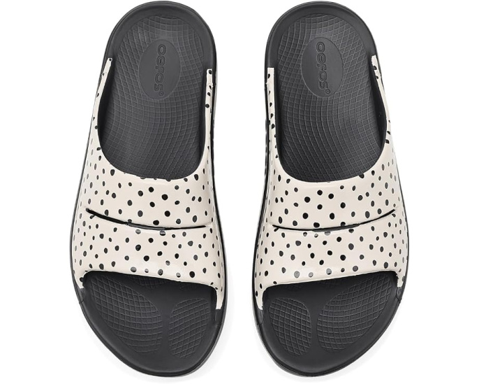 Слайды OOFOS Ooahh Limited Slide с принтом и технологией Oofoam