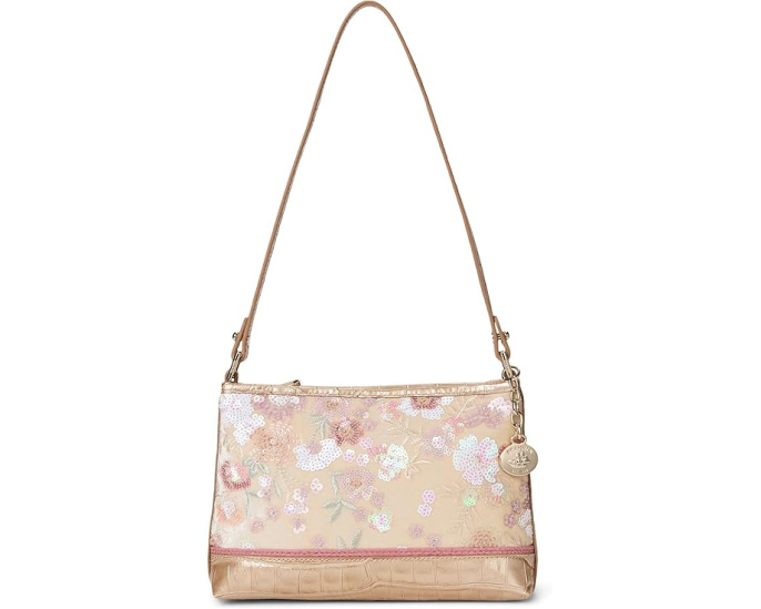 Кроссбоди Brahmin Lorelei из кожи с крокодиловым тиснением