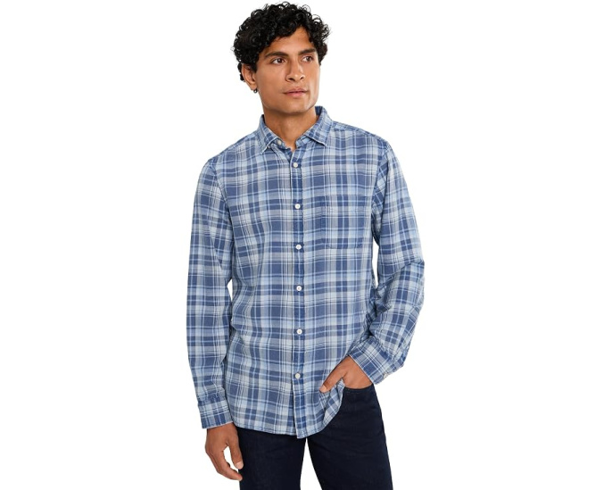 Рубашка Vineyard Vines Seafarer Plaid Island с принтом в клетку
