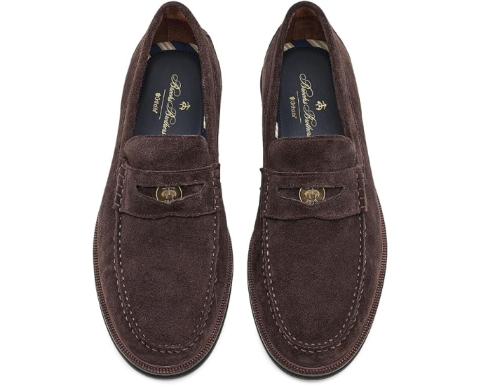 Лоферы Brooks Brothers Astor из кожи