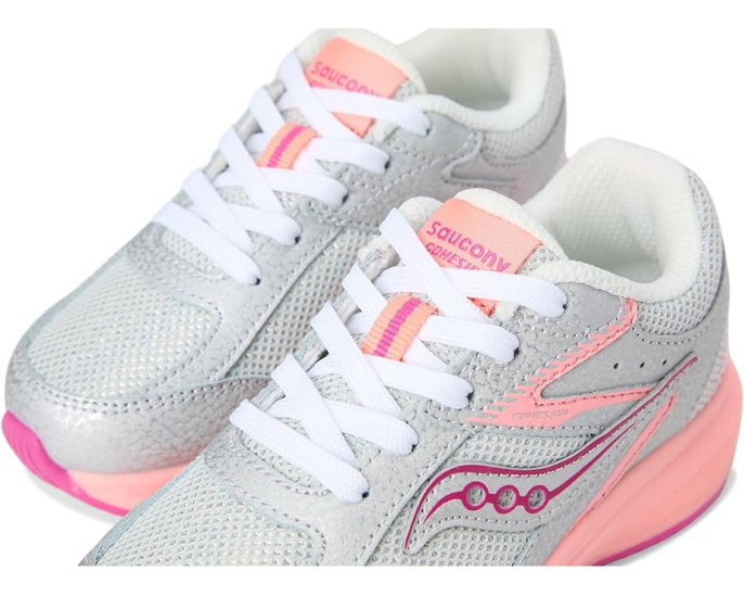 Детские кроссовки Saucony Cohesion KDZ с верхом из кожи и сетки
