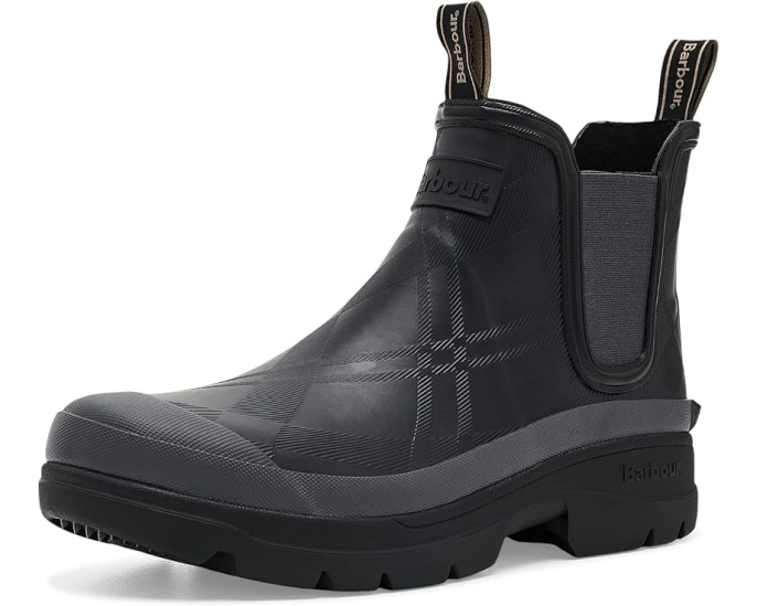 Barbour Breacon Chelsea Welly резиновые сапоги с тартаном
