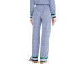 Широкие брюки 31 Mosaic Trimmed Lenox с высоким поясом и эластичной талией NIC+ZOE