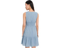 Voile Voyage Sleeveless Short Dress