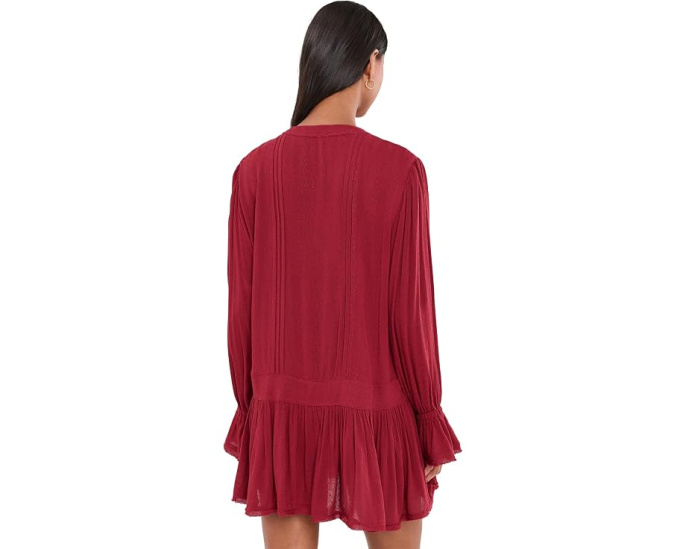 Платье мини Haute Heirloom от Free People с кружевными деталями