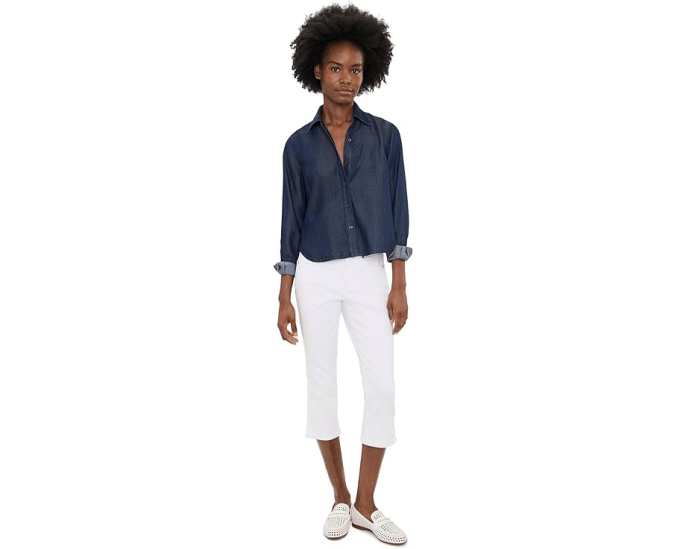Капри NYDJ Petite Chloe Capri в цвете Optic White