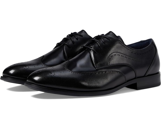Оксфорды Stacy Adams Brayden Wing Tip с перфорацией на шнуровке