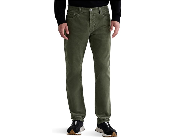 Брюки AG Jeans Everett Slim Straight из вельвета с зауженным низом