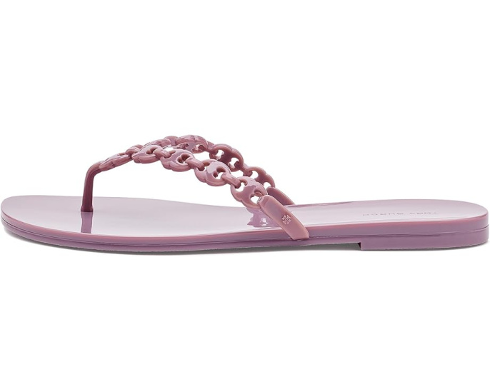 Сланцы Gemini Link Jelly от Tory Burch с ремешком-цепочкой