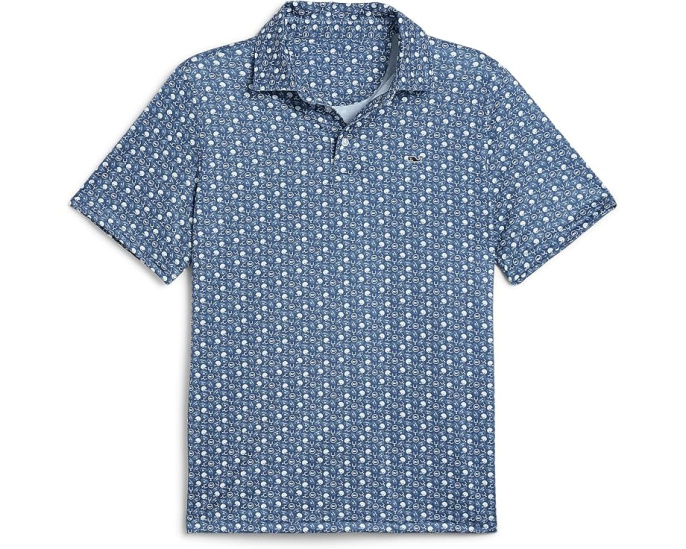 Поло Vineyard Vines Printed Sankaty Polo для мальчиков