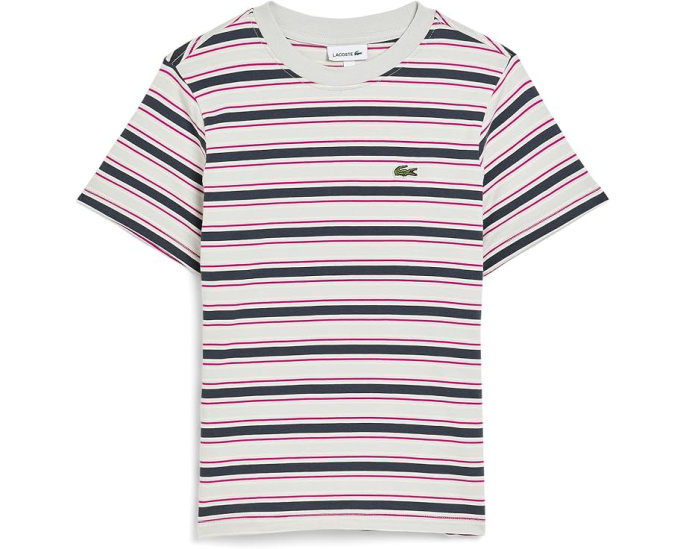 Lacoste детская футболка Striped с коротким рукавом