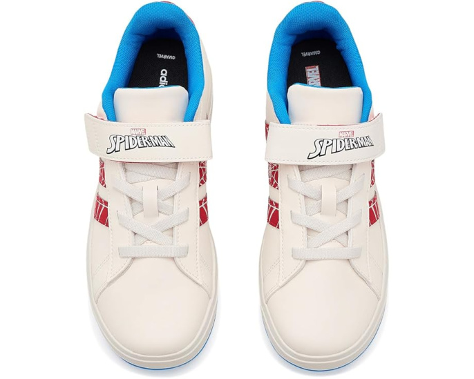 Детские кроссовки adidas Marvel Spider-Man Grand Court с эластичными шнурками