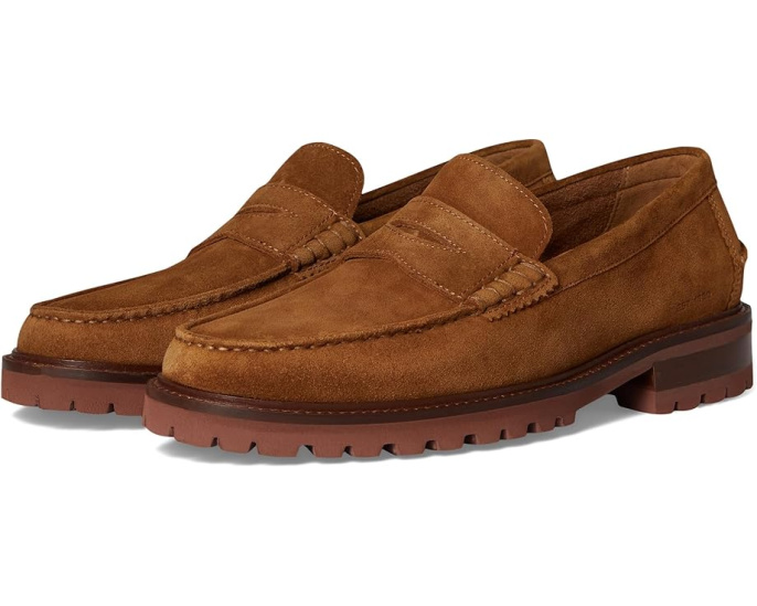Johnston & Murphy Collier Penny из мягкой замши со стелькой TRUFOAM