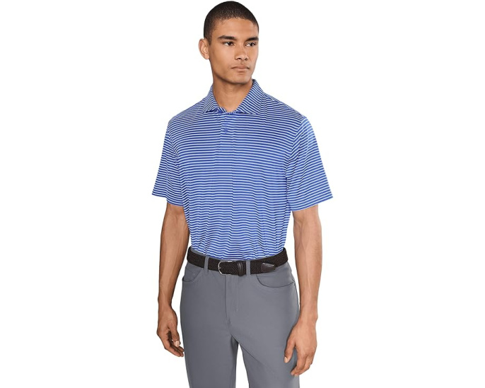 Поло для гольфа PUMA Golf BRRR Stripe с охлаждающей технологией Triple Chill