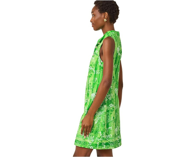 Платье-трапеция Zorella от Lilly Pulitzer с карманами и погонами