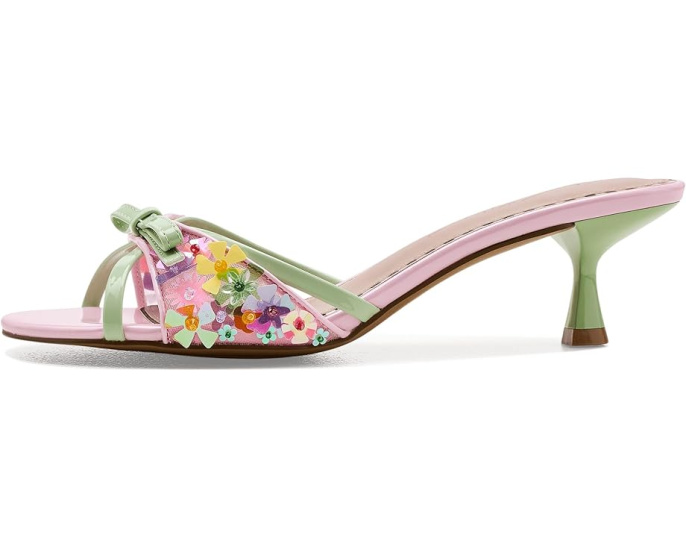 Blue by Betsey Johnson Мюли на каблуке Shirley с бантом и нежным оттенком