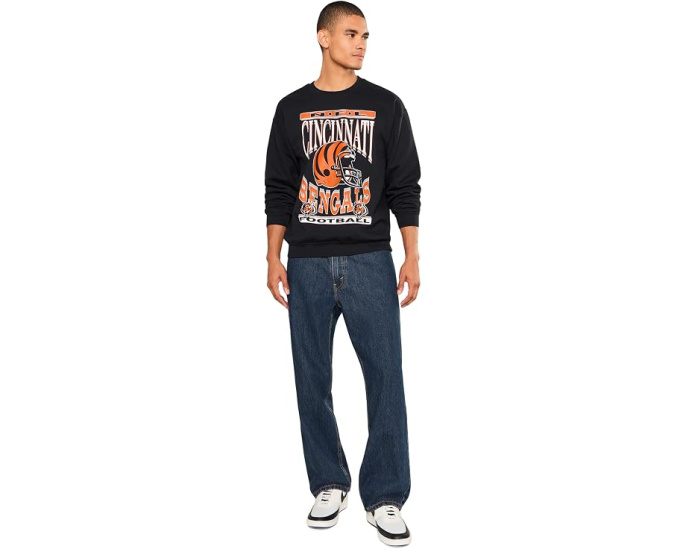 Толстовка NFL Cincinnati Bengals Helmet Flea Market Crew Fleece