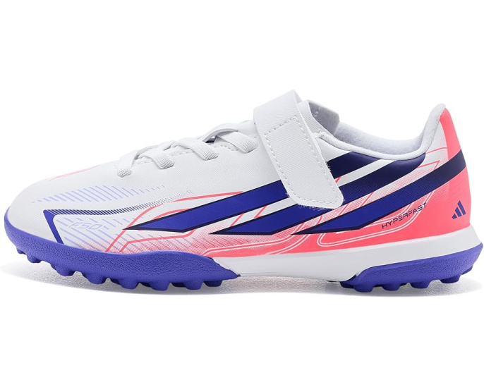Adidas F50 Hyperfast Club бутсы для turf детские белые