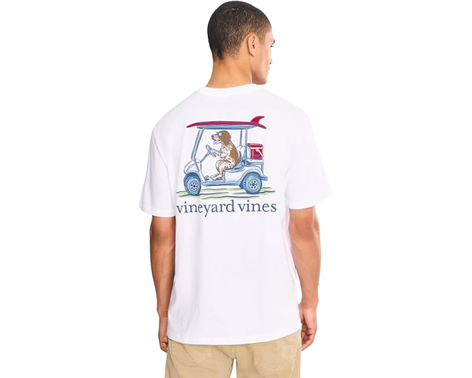 Футболка Vineyard Vines с гольф-каром Pointer