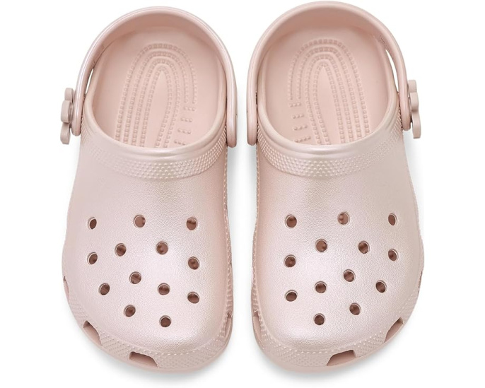 Кроксы Crocs Kids Classic Pearl Shine Clogs с материалом Croslite