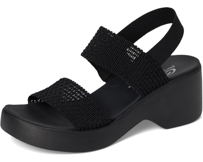 Босоножки Skechers Cali Day на платформе с плетеными резиновыми ремешками