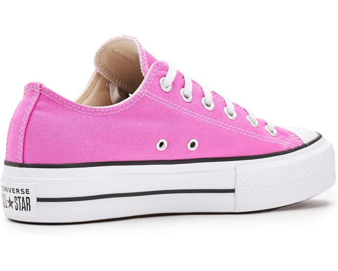 Кроссовки Converse Chuck Taylor All Star Lift Platform Low Top с платформой и круглым носком
