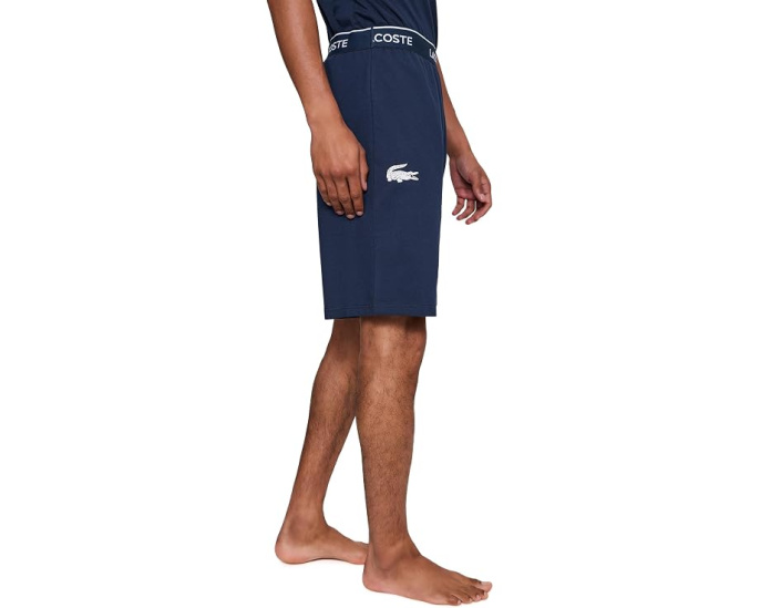 Straight Fit Fleece Pajama Shorts