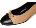 Туфли лодочки Tory Burch 45 мм Cap Toe с бантом и блочным каблуком